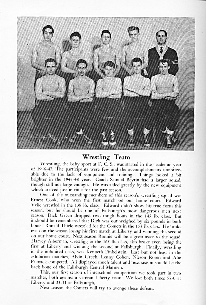 Fallsburgh Central School Wrestling Team