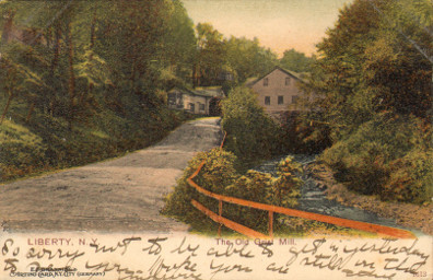 Liberty, Sullivan County, NY - Mill Street and the Old Mill 